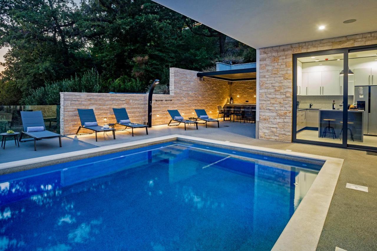 Villa Dispet With Heated Pool, Jacuzzi, Sauna And Cinema Celina Zewnętrze zdjęcie